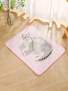 Waterproof Durable Pet Cooling Mat,Breathable Summer Cat/Dog Bed Cooling Ice Silk Mat (Machine Washable), Suitable For Small/Medium/Large Cats And Dogs, Chilled Silk Surface Keeps Your Pets Cool And Comfortable - 1 Pc Or 2 Pcs Available
