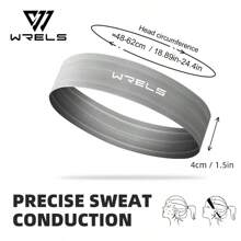 WRELS 1pc Moisture-Wicking Soft Breathable Sport Headband, Stretchy Hair Band For Running, Fitness, Climbing, Yoga - Multicolor - View 11
