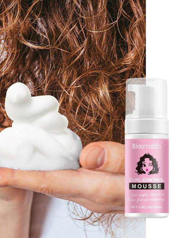 Lightweight Mousse, Increase Shine And Volume, Hair Styling Curling Control Mousse