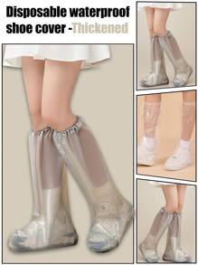 Waterproof Disposable Shoe Covers Protect Your Shoes From Water, Mud And Dirt - Great For Indoor And Outdoor Use (Easy To Put On And Take Off) - Multicolor - View 1