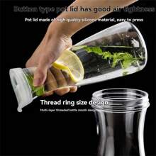 1pc Clear Acrylic Juice Drink Pitcher Carafe Jug Water Carafes For Cold Juices, Plastic Juice Container Pitcher Clear Narrow Neck Drink Carafes Mimosa Bar Beverage Pitcher For Outdoors Picnic Parties Tea 33/54oz, Beach Vacation Essentials