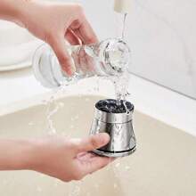 Black & White Pepper Grinder, Manual Grinding Bottle Small Seasoning Jar Glass Salt & Pepper Shaker With Ultra Fine Powder Grind