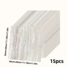 15/30pcs Thick Self-Adhesive Anti-Slip Floor Stickers, Wall Stickers, DIY Floor And Wall Decor, Waterproof Peel And Stick Tile Sticker For Living Room, Bedroom, Bathroom - Multicolor - View 15