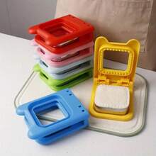 1pc Square/Round/Heart Shaped Bread Cutter & Sandwich Sealer, Suitable For Children's Lunch Box And Bento Box Sandwich Cutter - Square - View 4