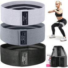 3PCS Fitness Rubber Band Elastic Yoga Resistance Bands Set Hip Circle Expander Bands Gym Fitness Booty Band Home Workout