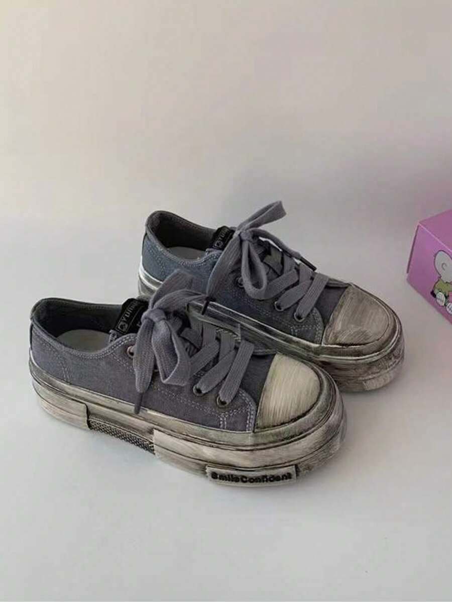 Fashionable Design, Graffiti, Belt Buckle, High -Top Shoes Women, 2024 New Models, Versatile, Sports Shoe Pants, Pile Of Boots