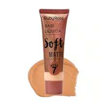 Beige Soft Matte Liquid Foundation HB-8050 Ruby Rose - BEGE 7 - View 1
