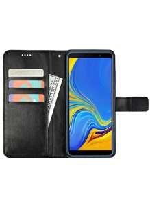 Phone Case With Floral And Leaf Design, Wallet/Card Holder, Stand Function For Honor, Redmi Phones, Gift With Lanyard