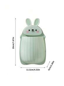 1/2/4pcs Rabbit Cartoon Storage Box Suitable For Easter Children's Bath Products Storage Rack No-Drill Children's Toothbrush And Toothpaste Home Storage