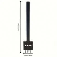 Dụng cụ đục lỗ da 4 trong 1, dụng cụ đục lỗ cầm tay 4mm có thể điều chỉnh, dụng cụ đục lỗ bằng thép dùng để sửa chữa da, dụng cụ đục lỗ cầm tay không dây, dụng cụ đục lỗ bằng da làm quà tặng Giáng sinh lý tưởng - màu đen - Xem 10