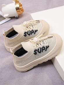 Girls Canvas Shoes Slipon Flats With Pearl & Bow Decor, Anti-Slip Casual Comfort Sneakers, Cute & Sweet Style For Spring/Summer, Toddler