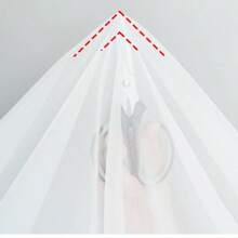 Summer White Anti-Mosquito & Fly Door Mosquito Net Curtain, Home Use Self-Adhesive Partition Curtain, Magnetic Self-Absorbing Bedroom Door Curtain, Invisible Screen Net No-Drill
