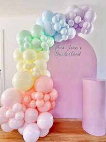 25/50 quả bóng bay cao su màu pastel, bóng bay tròn 10 inch bơm khí heli nhiều màu sắc hình bánh macaron, thích hợp cho sinh nhật, tiệc cầu vồng, tiệc mừng em bé, trang trí đám cưới. - Nhiều màu - Xem 6