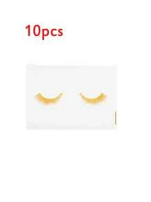 10 件装旅行收纳袋睫毛拉链袋磨砂自封袋化妆品袋服装夹链密封袋旅行必需品旅行配件女性旅行必备品旅行收纳袋行李箱夏季海滩度假 - 彩色 - 查看 20