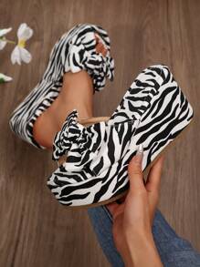 Plus Size Women's Platform Wedge Heel Sandals, Waterproof Thick Sole Sandals, Summer Shoes - Multicolor - View 1