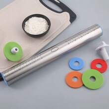 1 件不锈钢可调厚度擀面杖，带厚度环的多用途擀面杖，适用于烘烤面团、披萨、糕点、意大利面 - 非常适合圣诞节、万圣节、复活节、感恩节、母亲节 - 均碼 - 查看 5