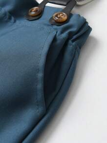 BOARNSEORL Outfit da gentiluomo per bambini maschi, include camicia a maniche lunghe con fiocco, pantaloni con bretelle e cappello, adatto per feste di compleanno, eventi formali, matrimoni, battesimi, occasioni festive