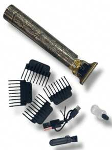 Maquina de Barbear cortar cabelo Aparador Profissional barbeador acabamento Sem Fio Portátil Potente