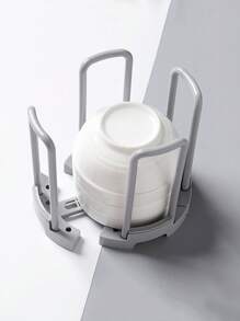 1 件可调节厨房水槽碗碟干燥架，多功能碗碟收纳架