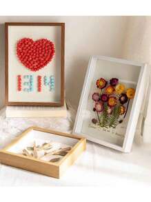 1 个 8 英寸 10 英寸 A4 暗盒相框，3D 展示盒木制相框 5 厘米深桌面墙壁相框，适用于纪念品、婚礼纪念品、工艺品、门票、照片