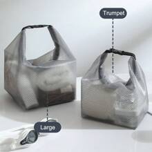 Noua geantă de depozitare pentru produse cosmetice EVA, impermeabilă, foarte atractivă, rezistentă la murdărie, geantă de toaletă de mare capacitate cu mâner