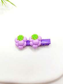 New Arrival Popular Resin Fruit Hairpin Cute Side Clip Bangs Clip Alligator Clip Fruit Lemon Casual Cute Elegant ABS Plastic Hairpin Clip, Suitable For Autumn, Winter, Summer, Spring