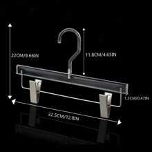 1 件优质衣架透明亚克力衣架，适用于衣服，重型衣架，节省空间，水晶透明亚克力衣架，360 度旋转挂钩和凹槽，时尚衣架带银色挂钩 - 衣架，适用于衣服、西装 - 成人衣柜整理衣架哑光 - 彩色 - 查看 7