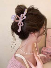 1pc Butterfly Clip, Large Size, High-End Feeling Hair Claw Suitable For Thick Hair, Autumn/Winter Hair Clips Hair Jaw Clip Hair Clamps Hair Clutch Hair Catcher Clip, Claw Clip Fall Hair Accessories For Women Bows For Vacation Outfits Woman