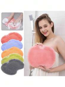 OBOVAY 硅胶身体去角质刷,带吸盘 - 壁挂式淋浴背部按摩器和足部磨砂器,适用于浴室、水疗中心、健身房恢复 - 防水死皮去除刷,去除老茧、背部痤疮并缓解肌肉酸痛(颜色随机) - 彩色 - 查看 7