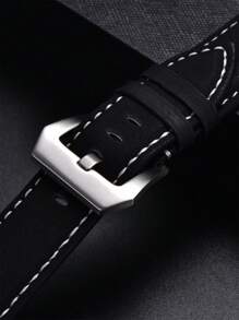 Retro Frosted PU Leather Strap 18mm 20mm 22mm 24mm Men's Business Watchbands Bracelet Watch Accessories