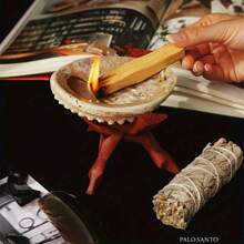 7PCS White Sage-Palo Santo Smoking Sticks Set Combo With Dragon's Blood Sage(Equipped With A Burner),Size 3.94inch,Sage Incense For Home Cleansing, Crystal Cleansing, Holiday Gifts, Decorative Smoking Sticks | Sage Bundle Birthday Graduation