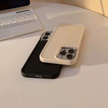 Funda protectora a prueba de golpes de unicolor mate opaco con marco chapado, cobertura total, anti-caída, resistente al agua y a los arañazos, compatible con iPhone 16PROMAX/15PLUS/15PRO/15/14PROMAX/14PLUS/14PRO/14/13PROMAX/13PRO/13/12PROMAX/12PRO/12 11PROMAX/11PRO/11/XSMAX/XR/XS/7/8PLUS, regalo de aniversario de primavera - Multicolor - Ver 5
