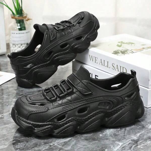 Superleichte Herren Sommer Sandalen Wasserdichte Sneaker Slip-On Dicke EVA Sohle Angeln Fahren Outdoor Joggen Niedrige Schuhe