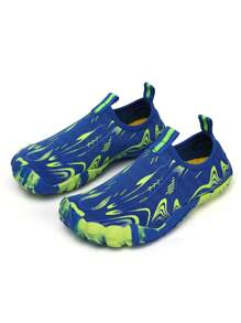 Kids One-Push Comfortable Quick Dry Anti-Slip Lightweight Stream/Beach Shoes - Royal Blue - View 2