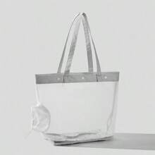 Torba transportowa z siatki dla zwierząt, przezroczysta torba z nylonu dla kotów/psów, przenośny składany ręczny transporter dla zwierząt