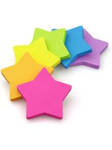 Note adesive a forma di pentagono, 8 colori, 3x3 pollici, colori brillanti, perfette per scuola, casa, ufficio, quaderni e agende - divertenti e funzionali per apprendimento, organizzazione, professionisti - multicolore - Visualizzare 13