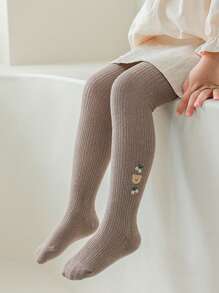 1pc Girls Stirrup Tight, Suitable For Everyday Wear