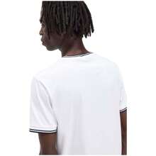 Fred Perry Koszulka Z Krótkim Rękawem Twin Tipped T-Shirt dla Mężczyzna w kolorze Biały ✅ Dostawa w ciągu 3-5 dni