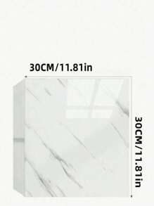 14 件 30*30 厘米自粘可移除乙烯基地板砖，防水瓷砖贴纸适用于厨房、卧室、地下室、浴室（大理石风格）家居浴室装饰浴室地毯地毯秋季装饰浴室配件