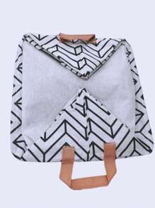 1pc/2pcs/4pcs Linen Oxford Cloth Foldable Waterproof Laundry Basket - White - View 10