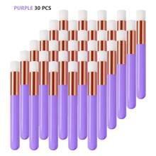 mulynsie 30 piezas de cepillos de champú para pestañas con contenedor, cepillo de limpieza para extensiones de pestañas, cepillo de limpieza de poros nasales, herramienta para eliminar puntos negros y brochas de limpieza facial para cosméticos