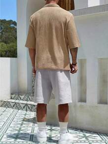 Pantalones cortos informales sueltos y ligeros para hombre, shorts deportivos con propiedades de absorción de humedad y bolsillos, adecuados para exterior, correr, fitness, verano