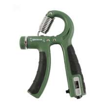 10-100kg Adjustable Hand Grip Strengthener Hand Grip Trainer With Counter Wrist Forearm And Hand Exerciser For Muscle Building - màu đen - Xem 1