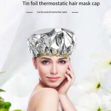 1 件装护发蒸汽帽、染发剂、油、铝箔面膜热处理恒温加热 - 彩色 - 查看 9