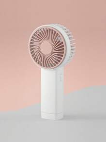 AOYI 1pc Rechargeable Portable Handheld Mini Fan With 3 Wind Speeds, Minimalist Design With Lanyard For Outdoor Use - Gradient - View 11