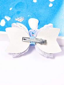 1 件扇贝鱼鳞美人鱼系列发夹，适合日常穿着、节日派对、礼物、情人节、返校和毕业装饰 - 彩色 - 查看 7