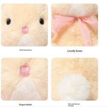 1 قطعة دمية أرنب من القماش المخملي المخصصة، دمية أرنب عيد الفصح المحشوة، يمكن تخصيص اسم الطفل، دمية أرنب من القماش المخملي الناعمة جدًا، هدية عيد ميلاد، متعددة الوظائف، قابلة لإعادة الاستخدام، ديكورية، راقية وأنيقة، جذابة، ملونة، ممتعة، قابلة للتخصيص، شخصية، فريدة من نوعها، هدية مثالية للمرأة، هدية مثالية للرجل، هدية عيد الزواج، هدية عيد الميلاد - متعدد الألوان - مشاهدة 6