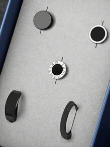 钛钢耳环套装，新款时尚朋克男士耳环，简约优雅的设计，复古不褪色女士耳环，百搭时尚配饰 - 彩色 - 查看 11