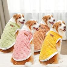 Cross-Border Pet Clothes Autumn And Winter New Cotton Clothes Plush New Clothing Golden Retriever Dog Golden Retriever