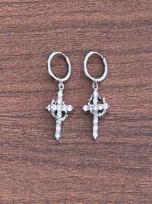 1 件不锈钢旋转皇冠、、D 形环、环形耳环，适合日常佩戴的多功能珠宝配件